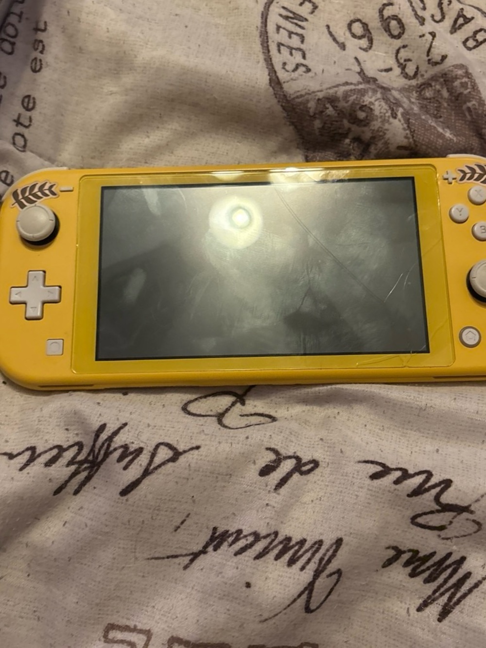 Nintendo Handheld Console - Yellow Switch Lite Style